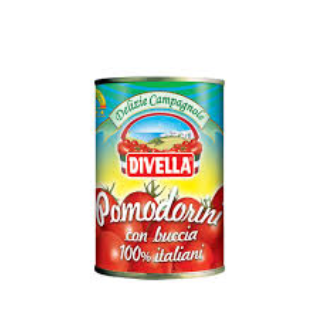 DIVELLA POMODORI CON BUCCIA (WITH SKIN)400G